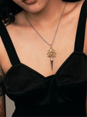 HUNTER 23SS / DOUBLE-CRESENT SWORD NECKLACE