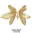 HUNTER 23SS / BROKEN MOTH RING WITH PEARL