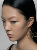 AQUINKA 22AW / CRESCENT EARRINGS