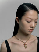 HUNTER 23SS / GEM STONE SCORPION NECKLACE