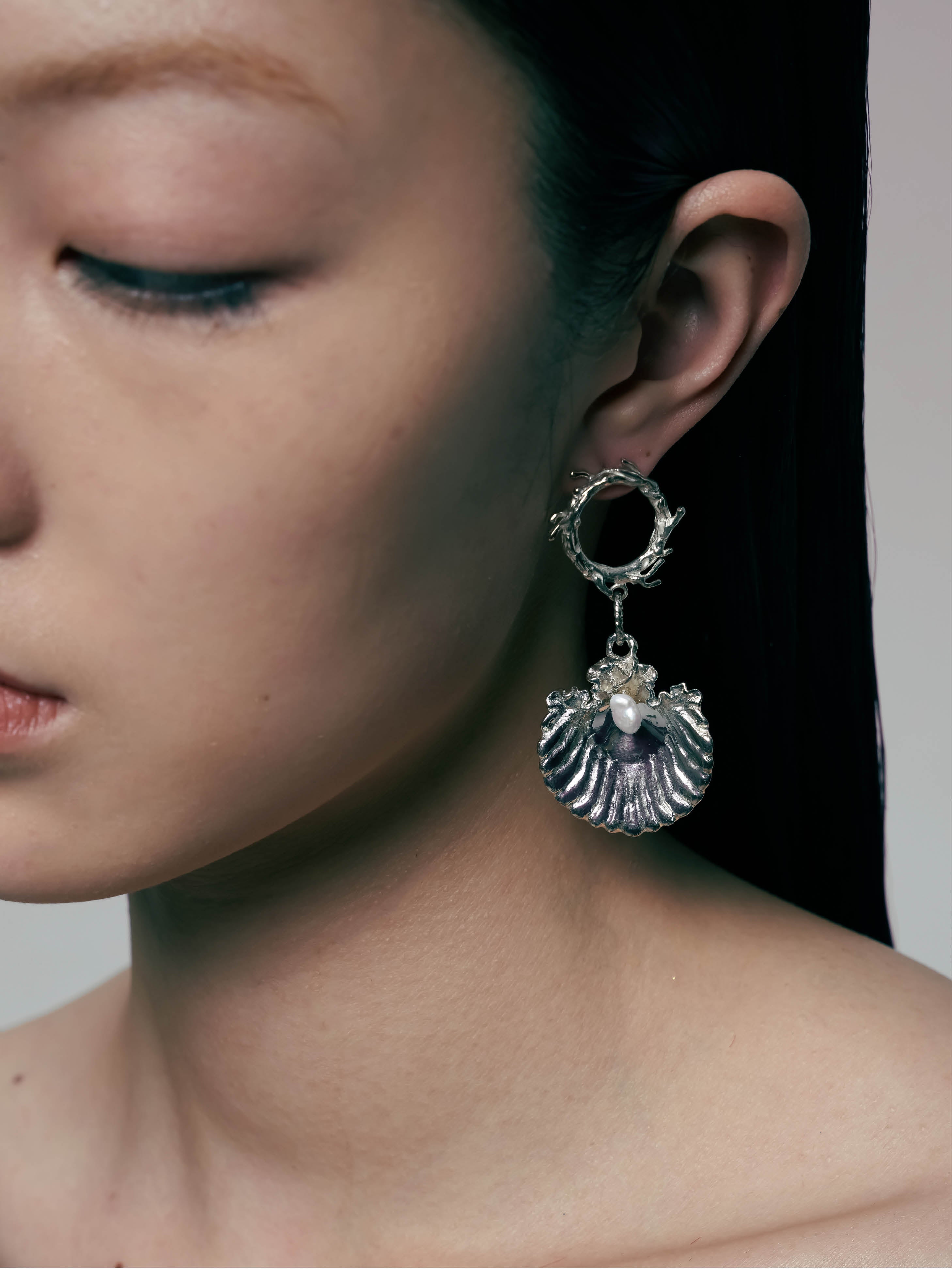 Miu miu discount seashell earrings