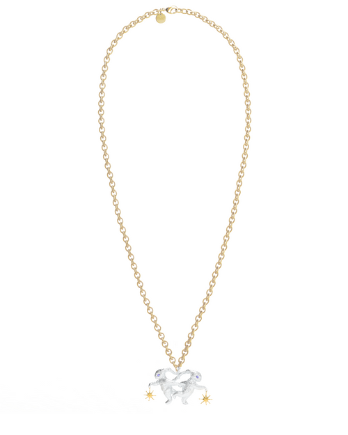 RABBIT 23AW / LUCKY RABBIT BACK TO BACK DANCE NECKLACE (CHAIN)