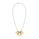  RABBIT 23AW / LUCKY RABBIT FACE TO FACE DANCE NECKLACE