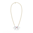  RABBIT 23AW / LUCKY RABBIT FACE TO FACE DANCE NECKLACE