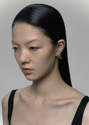 AQUINKA 22AW / CORAL EARRINGS (METAL)