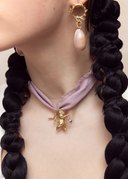 RABBIT 23AW / LUCKY RABBIT SOLO DANCE NECKLACE (RIBBON)