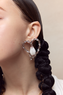 RABBIT 23AW / UVULA HEART EARRINGS