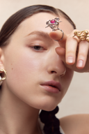  RABBIT 23AW / LUCKY RABBIT BACK TO BACK DANCE RING (HEART)