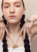 RABBIT 23AW / LUCKY RABBIT BACK TO BACK DANCE NECKLACE (CHAIN)