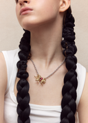  RABBIT 23AW / LUCKY RABBIT FACE TO FACE DANCE NECKLACE