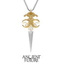 HUNTER 23SS / DOUBLE-CRESENT SWORD NECKLACE