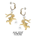 RABBIT 23AW / LUCKY RABBIT SOLO DANCE EARRINGS (KNOT)