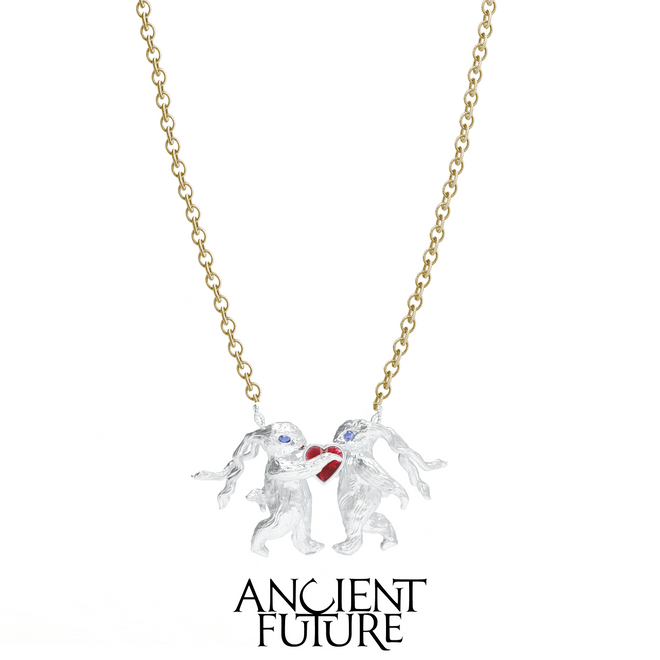  RABBIT 23AW / LUCKY RABBIT FACE TO FACE DANCE NECKLACE