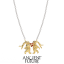  RABBIT 23AW / LUCKY RABBIT FACE TO FACE DANCE NECKLACE