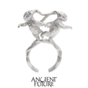  RABBIT 23AW / LUCKY RABBIT BACK TO BACK DANCE RING (WITHOUT HEART)