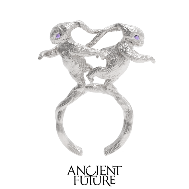  RABBIT 23AW / LUCKY RABBIT BACK TO BACK DANCE RING (WITHOUT HEART)