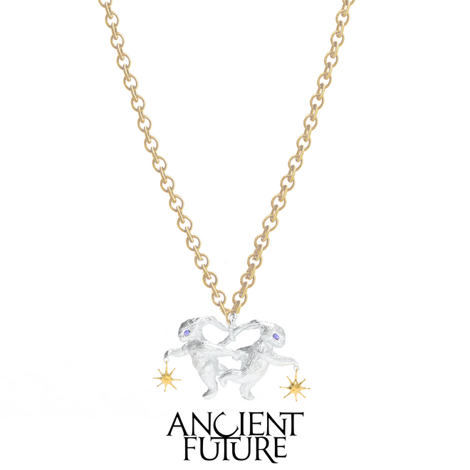 RABBIT 23AW / LUCKY RABBIT BACK TO BACK DANCE NECKLACE (CHAIN)